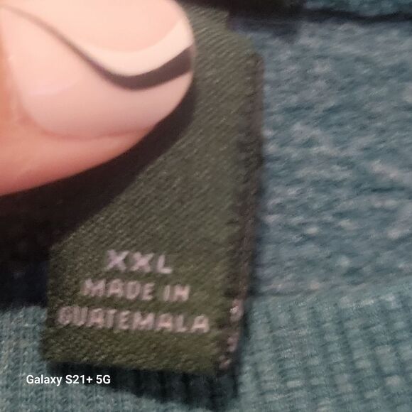 Wild Fable Womans Top Green XXL Pullover Sweatshirt Cropped New York Plus Size - Picture 3 of 6